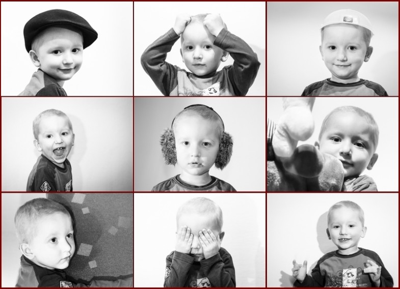 Igor - sesje portretowe 9 twarzy dziecka